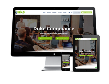 Voorbeeld website Duke Compliance