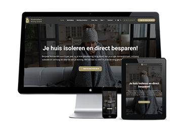 Voorbeeld website RWI Woningisolatie